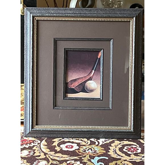 B Horton Golf Club LongNose Driver Framed Picture Art - Picture 1 of 9